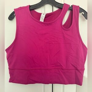 Lululemon Athletica Mastered Motion Cropped Tank Size 14